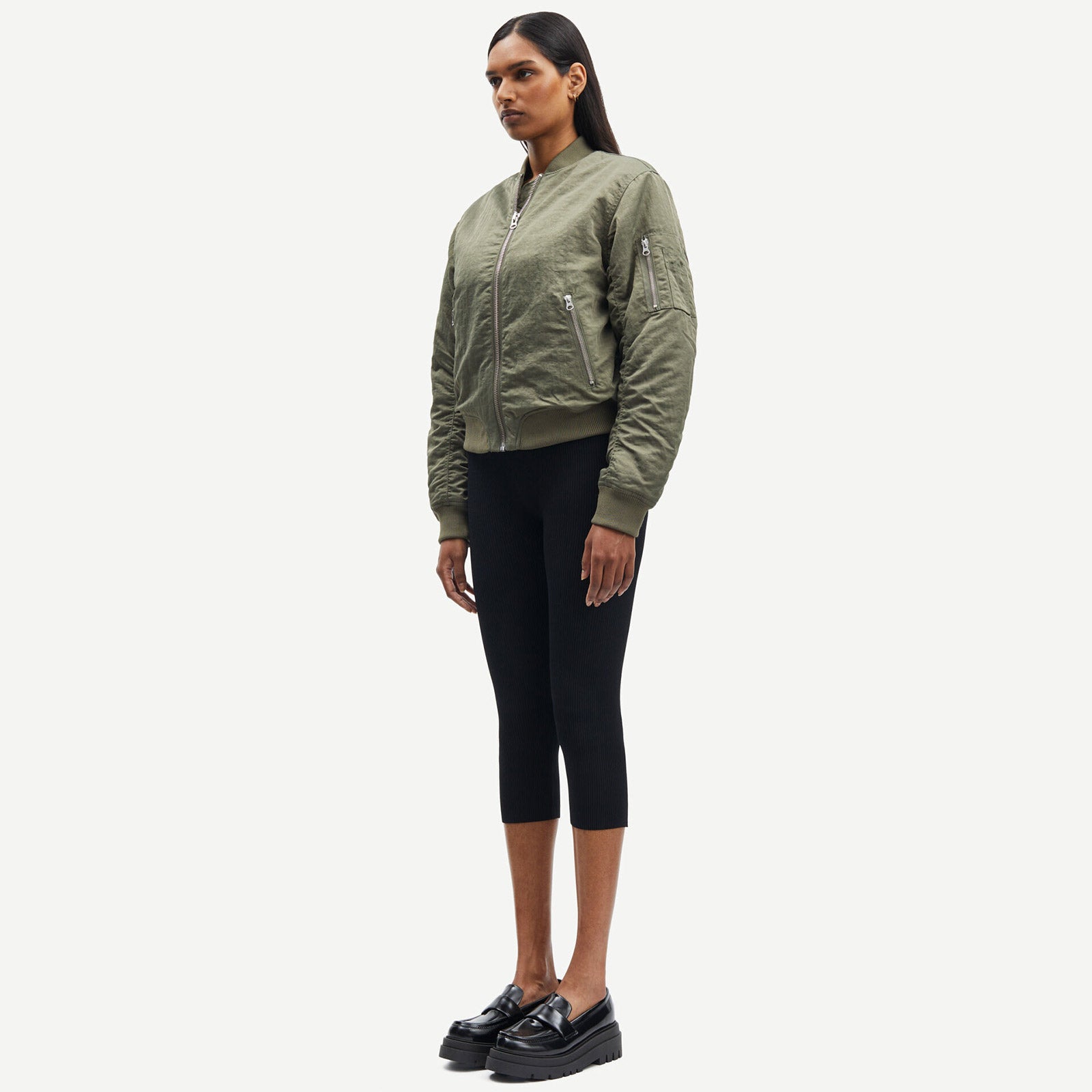 Mae Bomber Jacket dusty olive