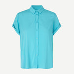 Majan SS Shirt 9942 blue topaz