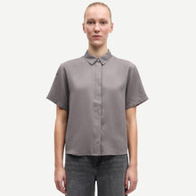 Mina SS Shirt 14028 dark gull gray Samsoe Samsoe
