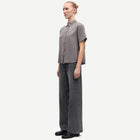 Mina SS Shirt 14028 dark gull gray Samsoe Samsoe