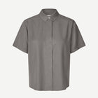 Mina SS Shirt 14028 dark gull gray Samsoe Samsoe
