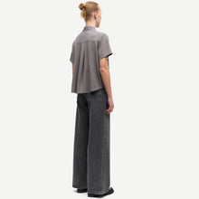 Mina SS Shirt 14028 dark gull gray Samsoe Samsoe