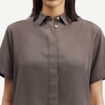 Mina ss Shirt 14028 major brown