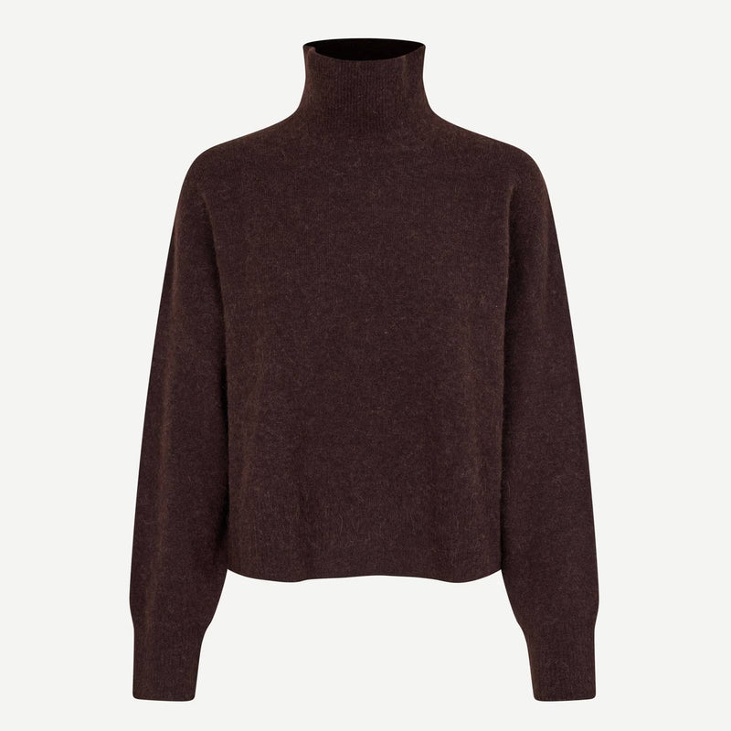 Nola Turtle Neck Jumper black coffee Samsoe Samsoe