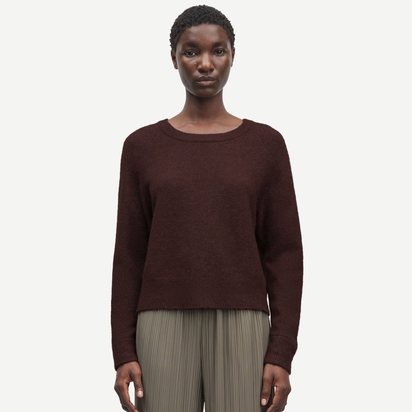 Nor O-N Jumper black coffee Samsoe Samsoe