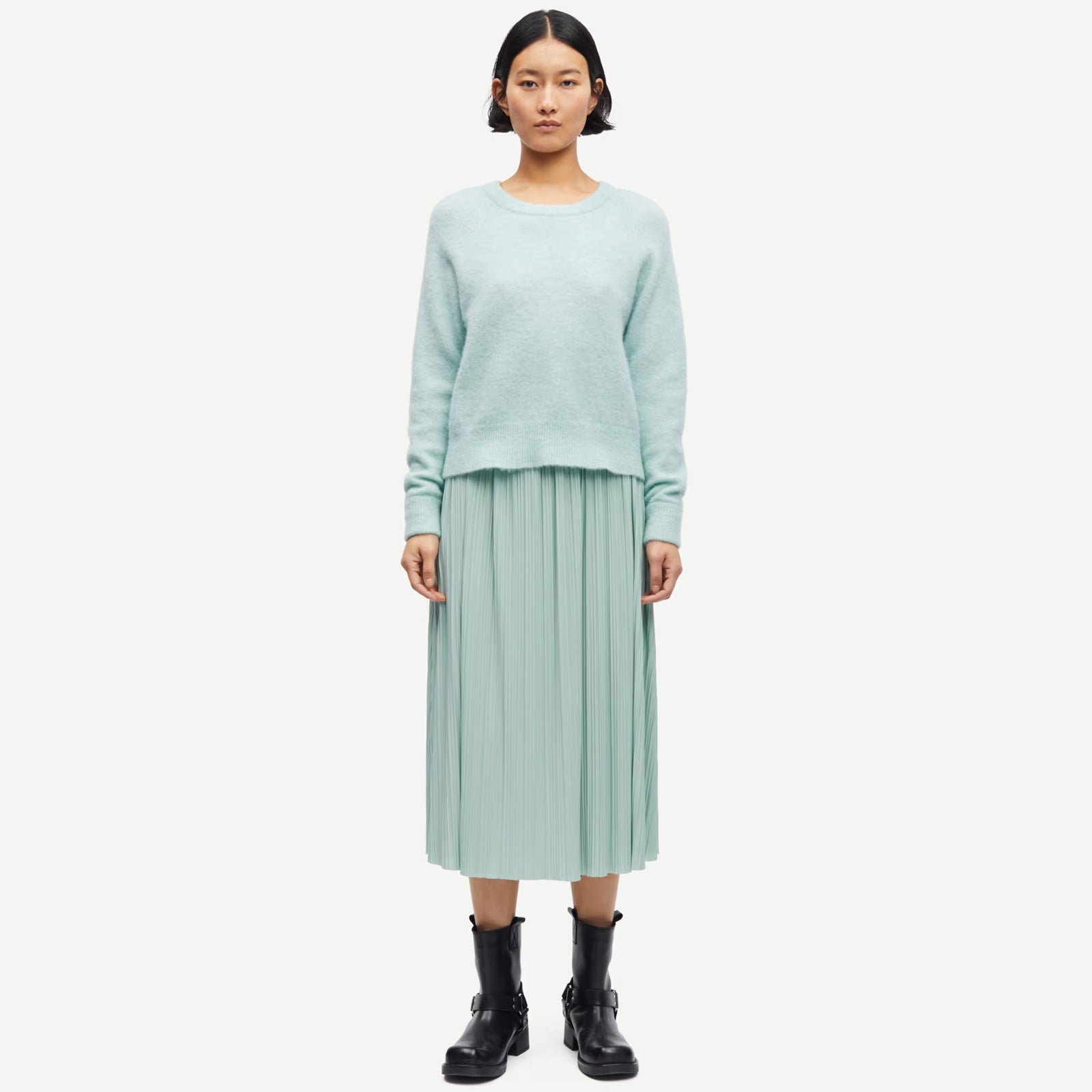 Nor O-N Short Jumper blue haze Samsoe Samsoe