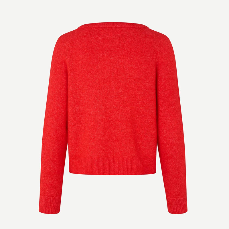 Nor O-N Short Jumper flame scarlet Samsoe Samsoe