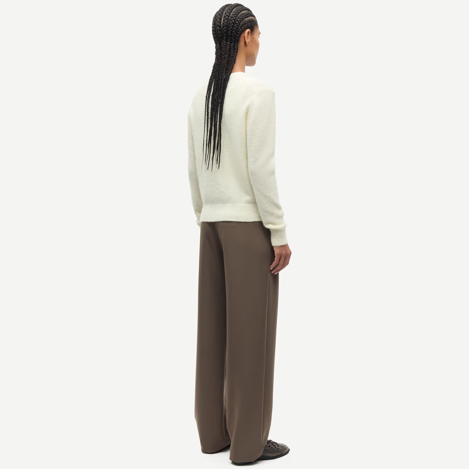 Nor Short Cardigan 7355 ethereal green Samsoe Samsoe