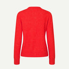 Nor Short Cardigan 7355 flame scarlet Samsoe Samsoe