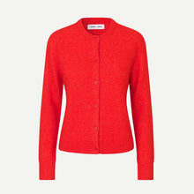 Nor Short Cardigan 7355 flame scarlet Samsoe Samsoe