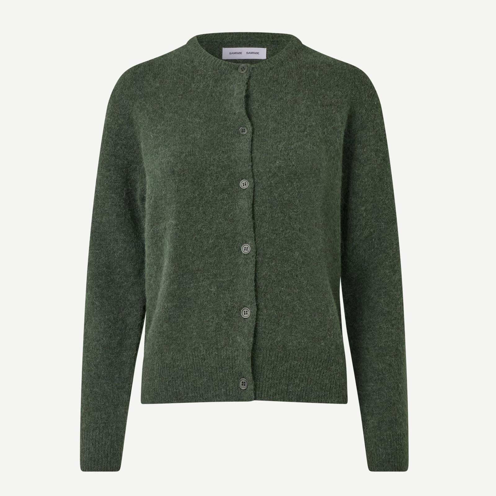 Nor Short Cardigan 7355 forest night