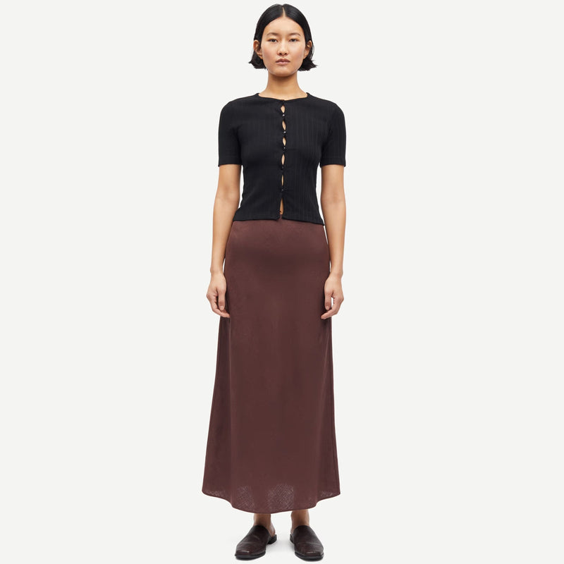 Saagneta Long Skirt 14329 french roast Samsoe Samsoe