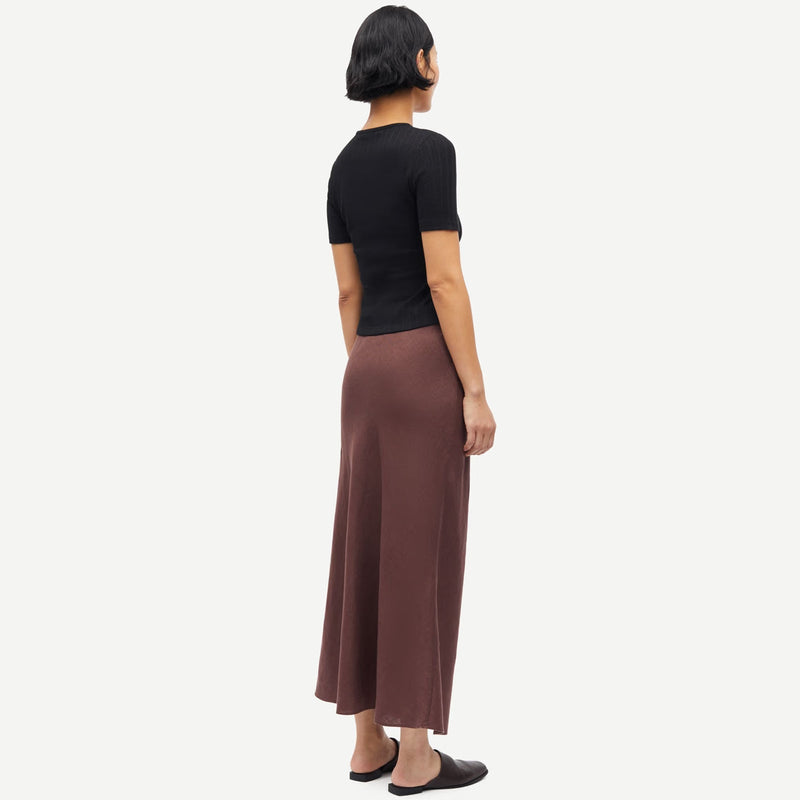Saagneta Long Skirt 14329 french roast Samsoe Samsoe