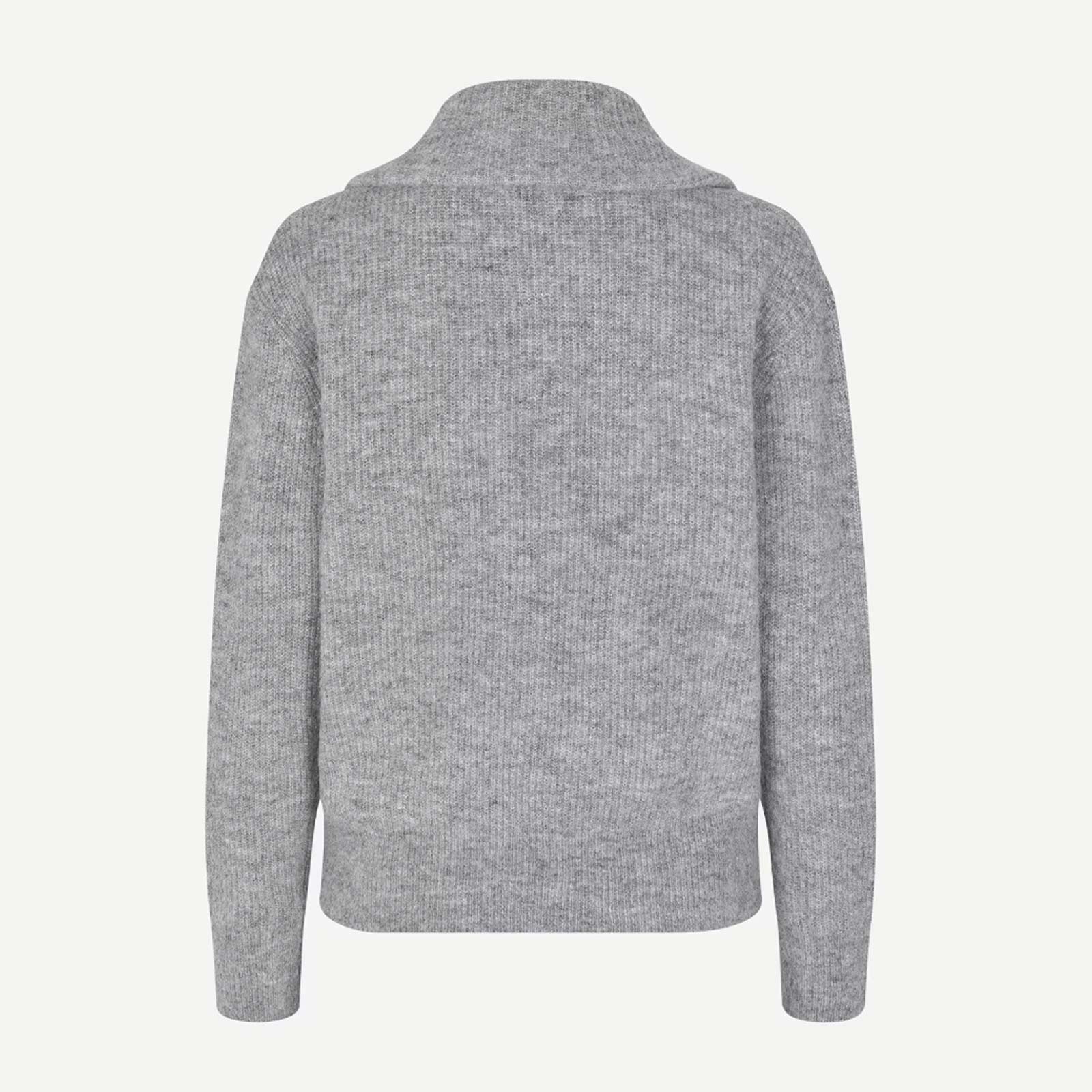 Saanour HZ Sweater 7355 grey mel.