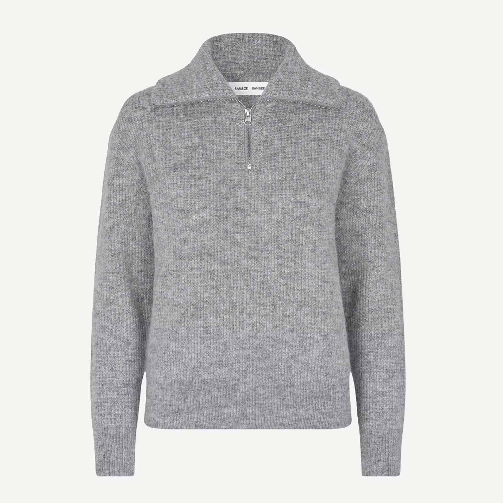 Saanour HZ Sweater 7355 grey mel.