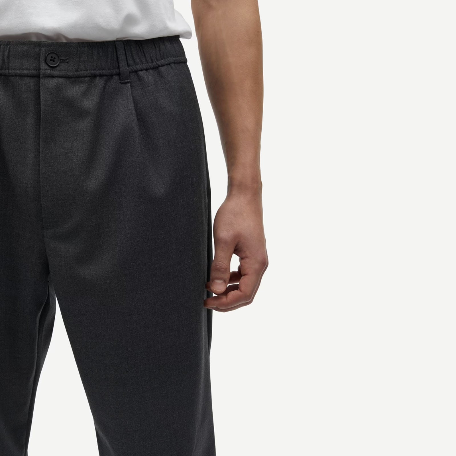 Sabertil Trousers 15350 dark grey mel.