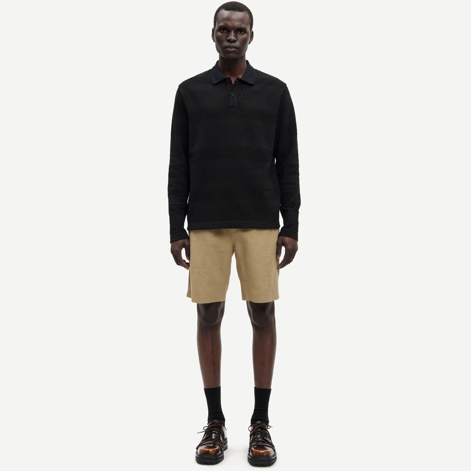 Sabruno LS Polo black Samsoe Samsoe