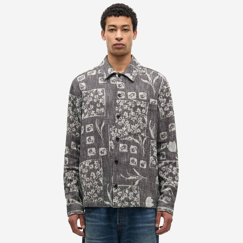 Sacastor X O Overshirt dark ashbloom Samsoe Samsoe