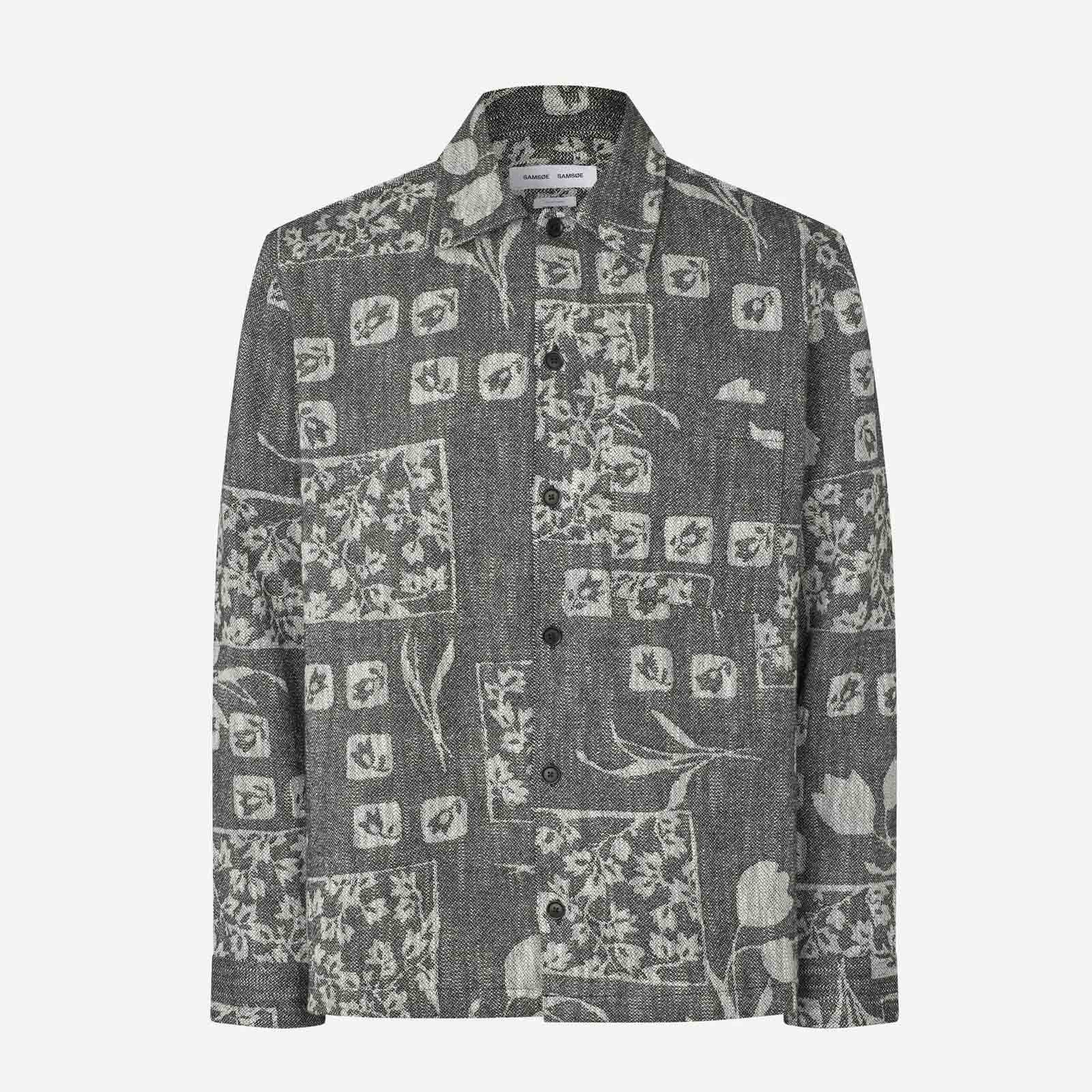 Sacastor X O Overshirt dark ashbloom Samsoe Samsoe