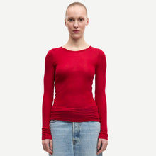 Sadou LS T-shirt 15499 haute red Samsoe Samsoe