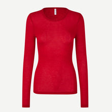 Sadou LS T-shirt 15499 haute red Samsoe Samsoe