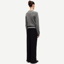 Saelif Short Cardigan 15010 dark grey mel. Samsoe Samsoe