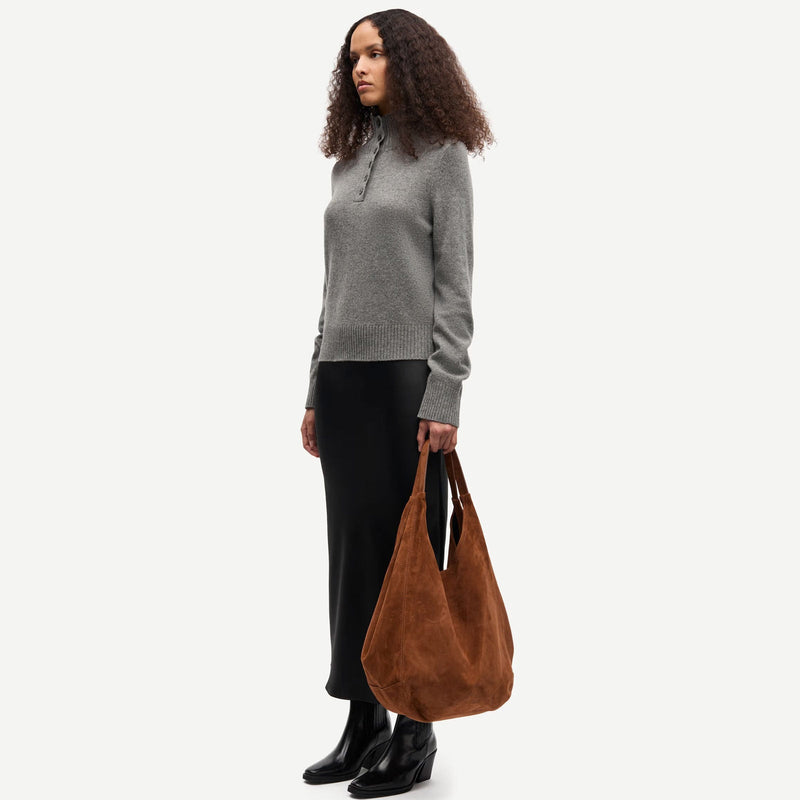 Saelif Turtleneck dark grey Samsoe Samsoe
