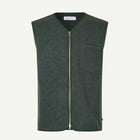 Sahannes Vest dark evergreen
