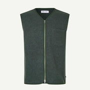 Sahannes Vest dark evergreen