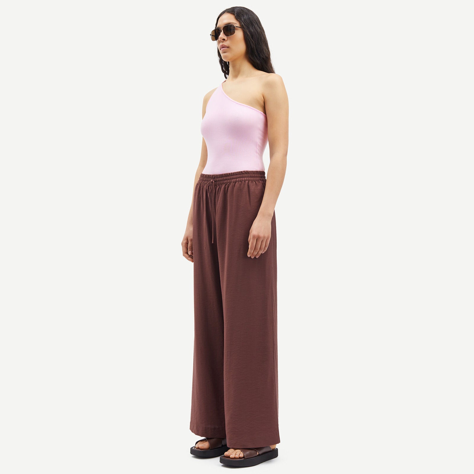 Sahelena Trousers brown stone