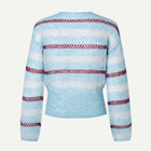 Sahera Cardigan blue multi st. Samsoe Samsoe