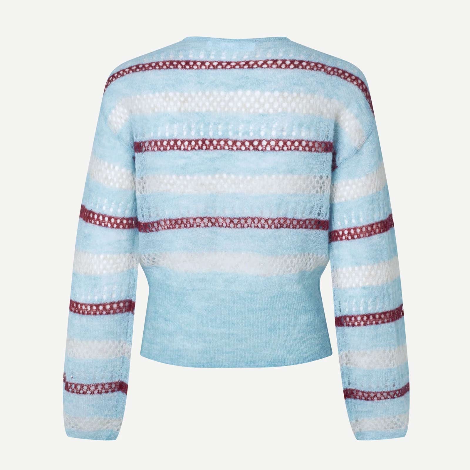 Sahera Cardigan blue multi st. Samsoe Samsoe