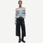 Sahera Cardigan blue multi st. Samsoe Samsoe