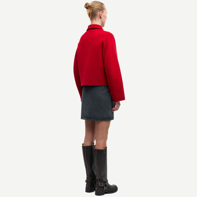 Saholly Jacket haute red Samsoe Samsoe