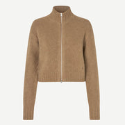 Sajeanne Zip Cardigan 15425 lead gray
