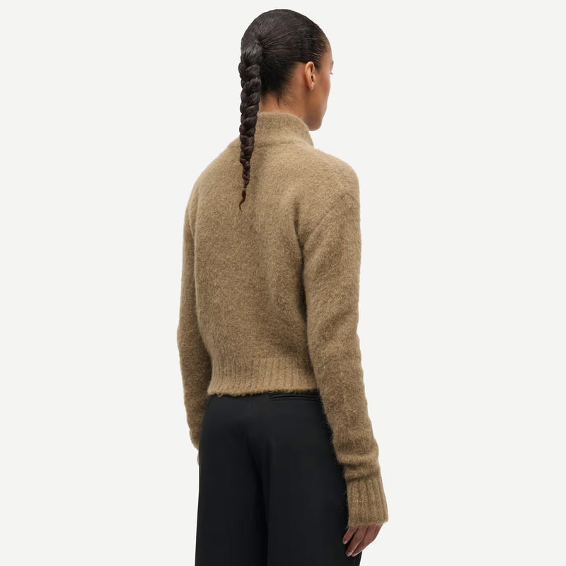 Sajeanne Zip Cardigan 15425 lead gray