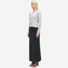 Sajune LS Cardigan 7542 light grey mel Samsoe Samsoe