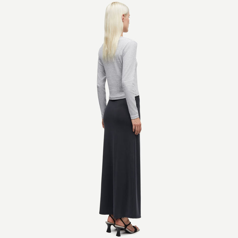 Sajune LS Cardigan 7542 light grey mel Samsoe Samsoe