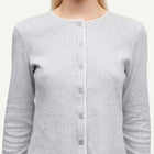 Sajune LS Cardigan 7542 light grey mel Samsoe Samsoe