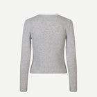 Sajune LS Cardigan 7542 light grey mel Samsoe Samsoe