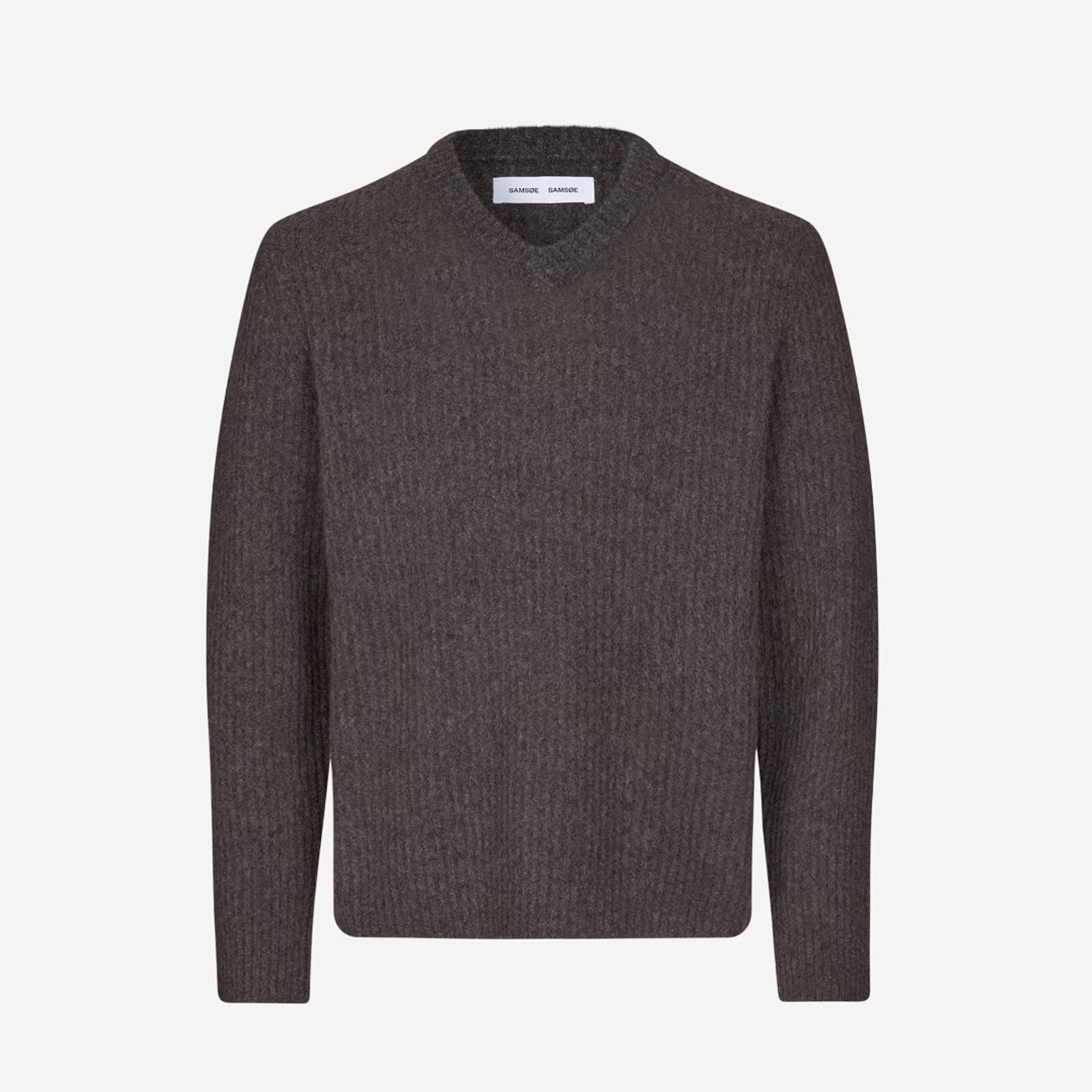 Sakoji V-Neck Jumper volcanic ash