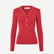 Saleonore V-Neck Jumper scarlet sage