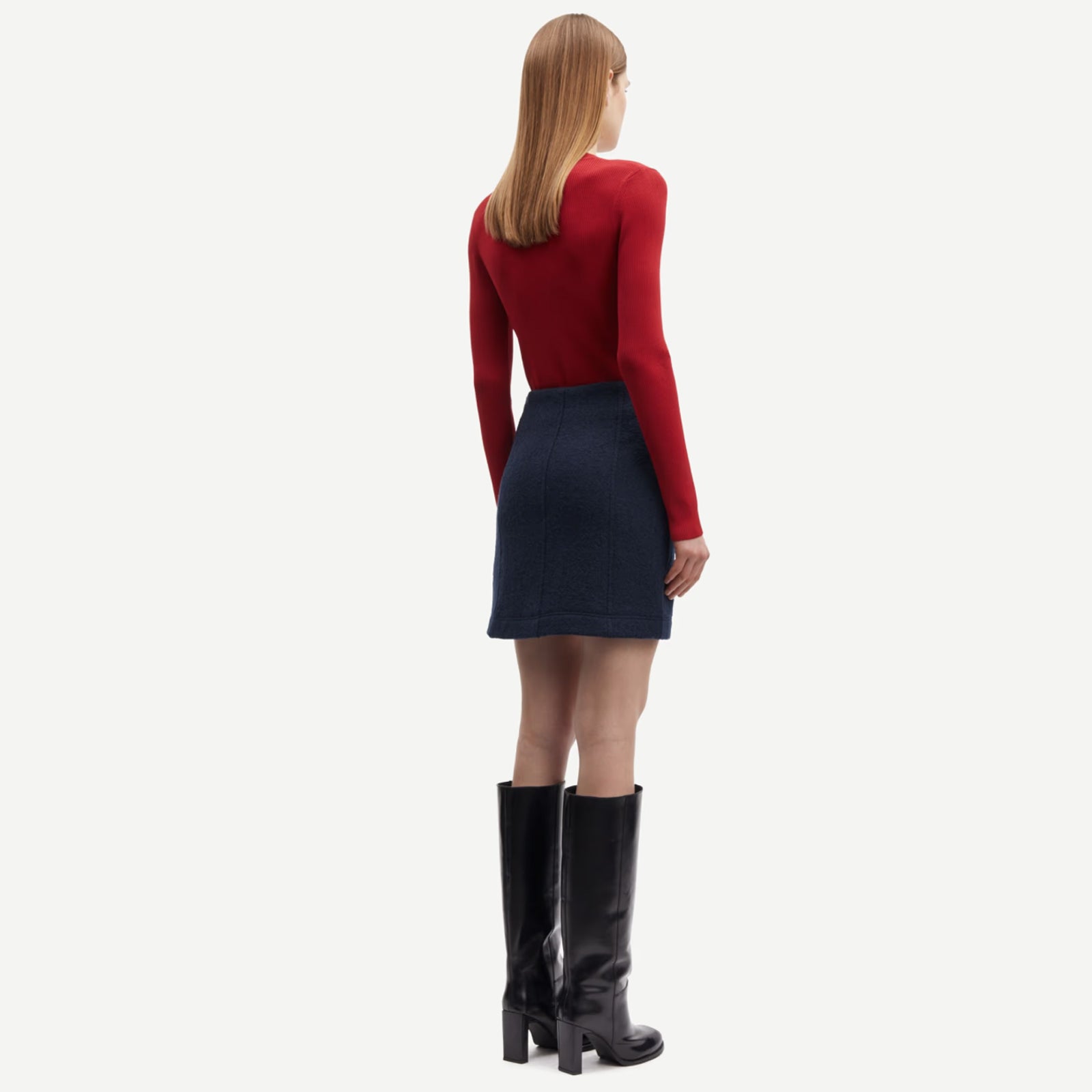 Saleonore V-Neck Jumper scarlet sage