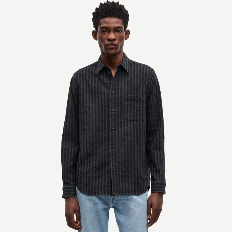 Saliam FF Shirt 14974 castor gray st. Samsoe Samsoe