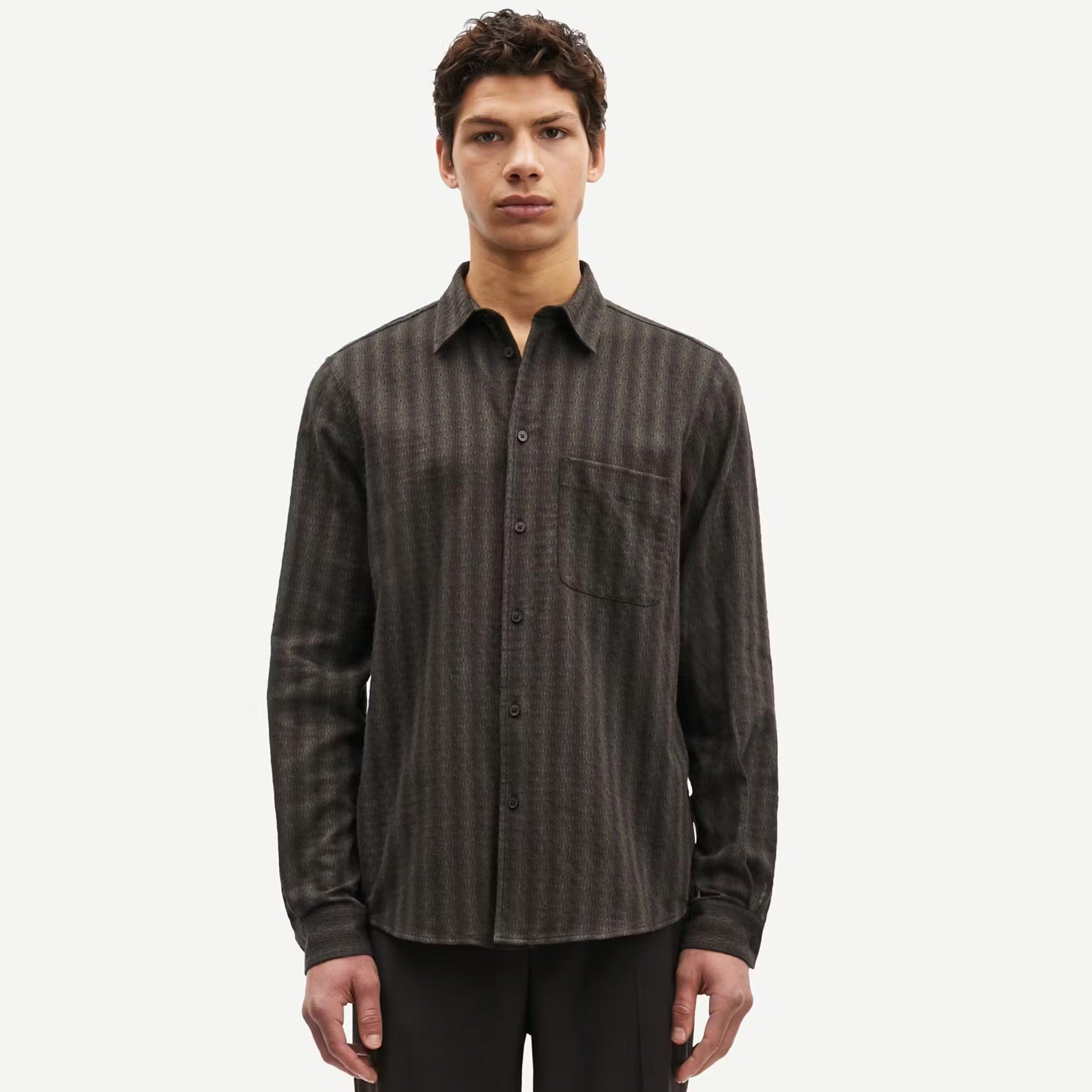 サムソサムソ(SAMSOE SAMSOE) 長袖カットソー Samsoe Samsoe/サマソサマソ バックオープンカットソー（Tシャツ