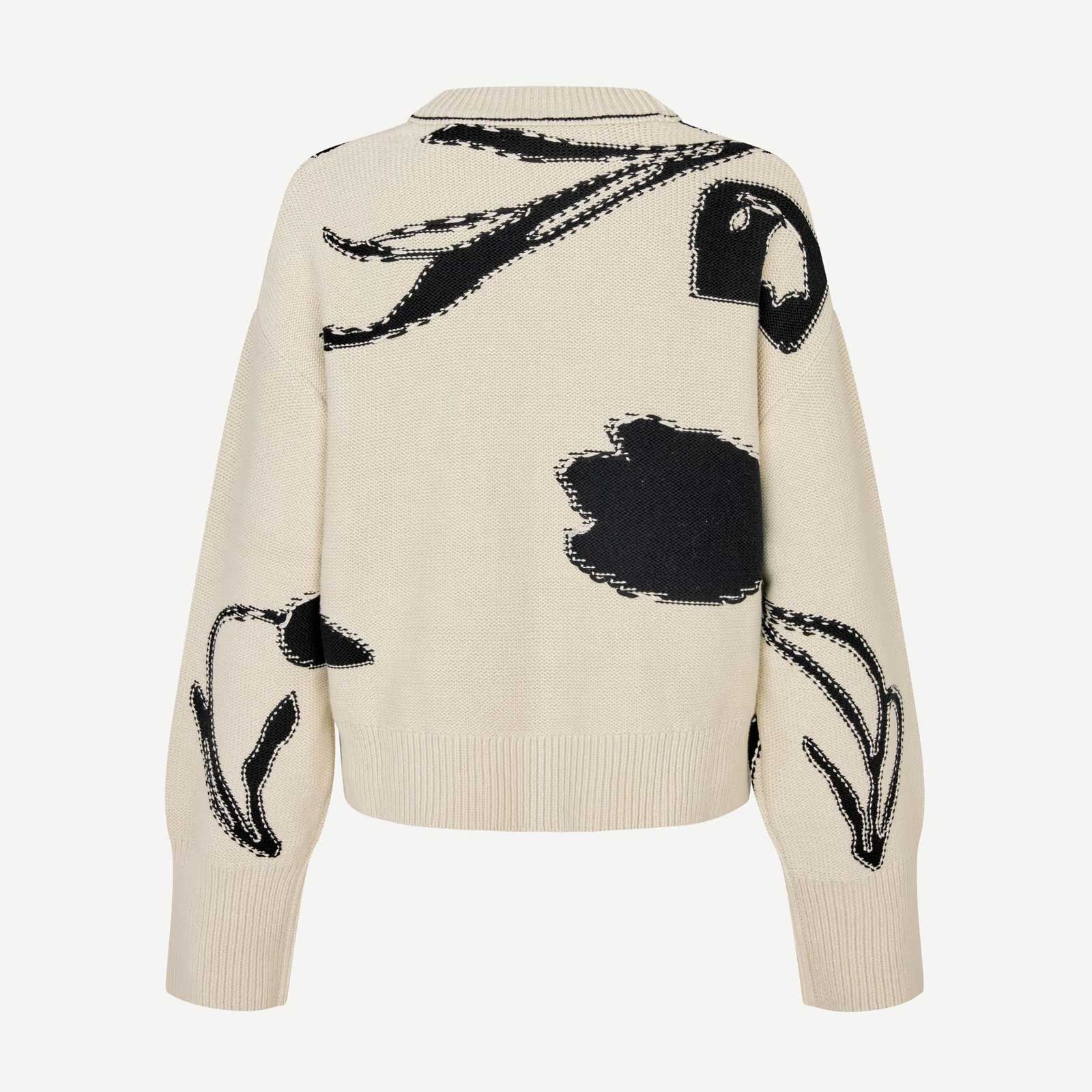 Salila Sweater 15529 cream ashbloom Samsoe Samsoe