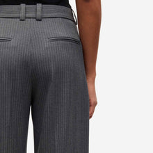 Salot Trousers 15496 dark gull grey pinstripe Samsoe Samsoe