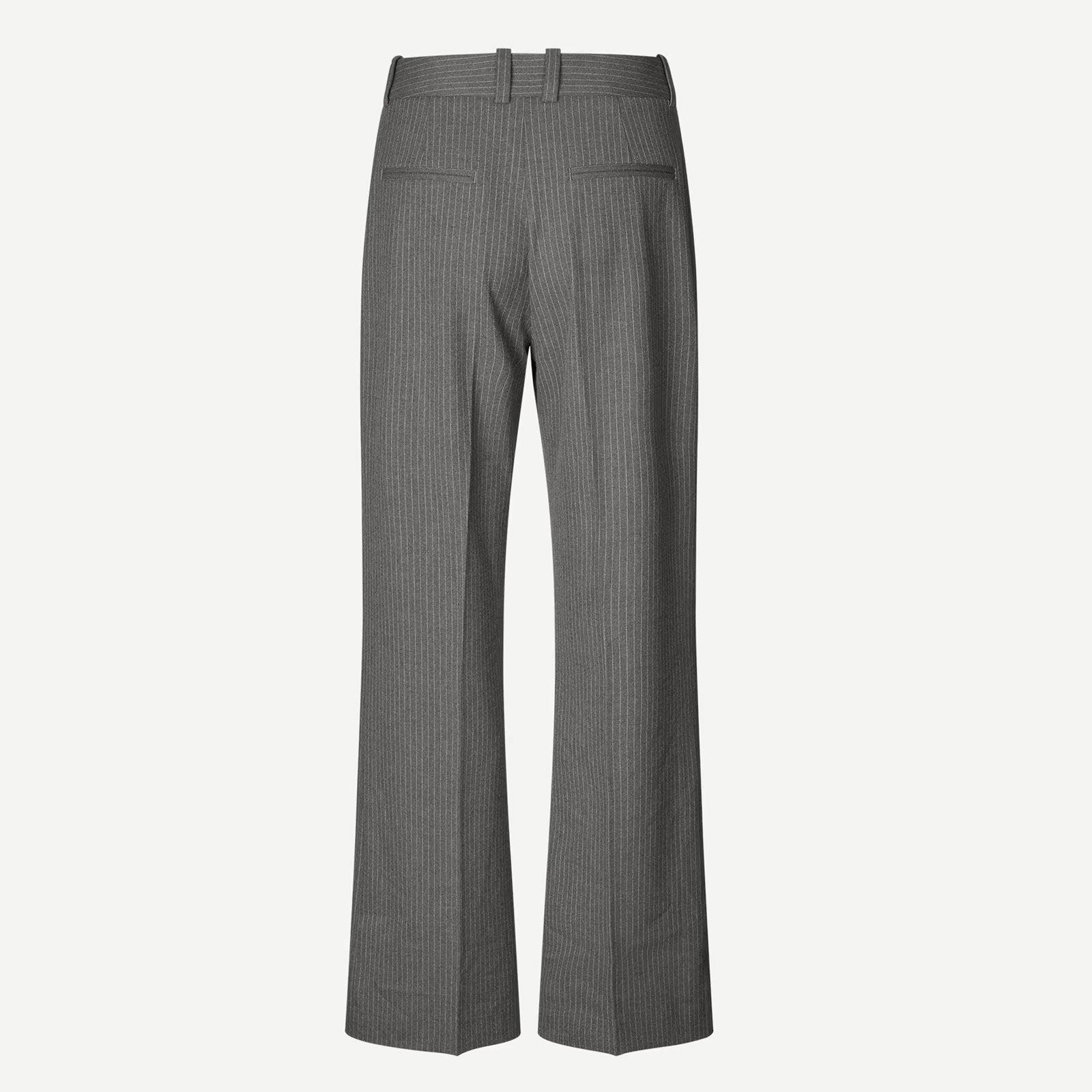 Salot Trousers 15496 dark gull grey pinstripe Samsoe Samsoe