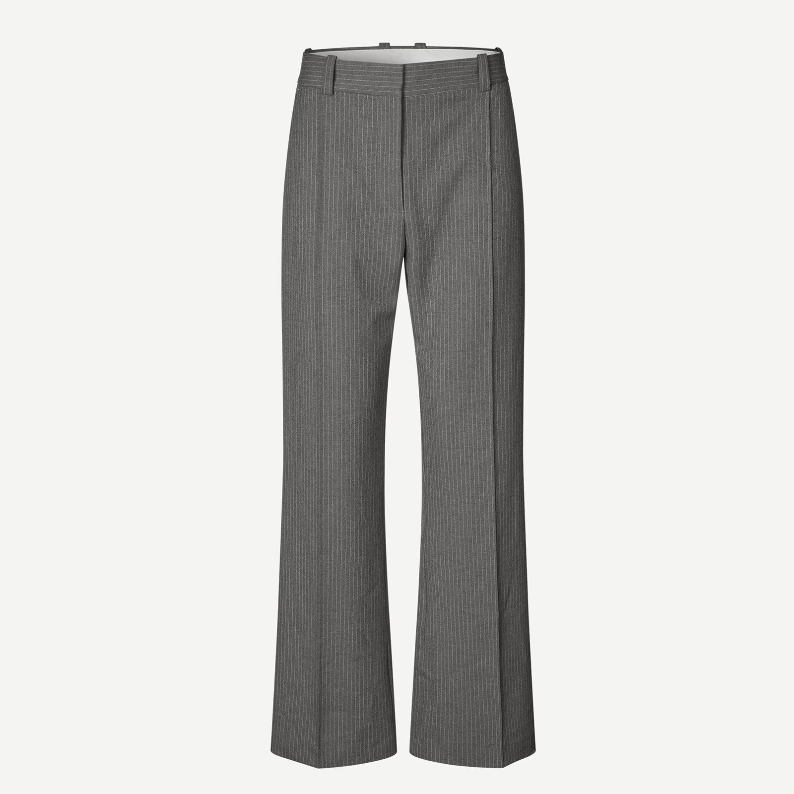 Salot Trousers 15496 dark gull grey pinstripe Samsoe Samsoe