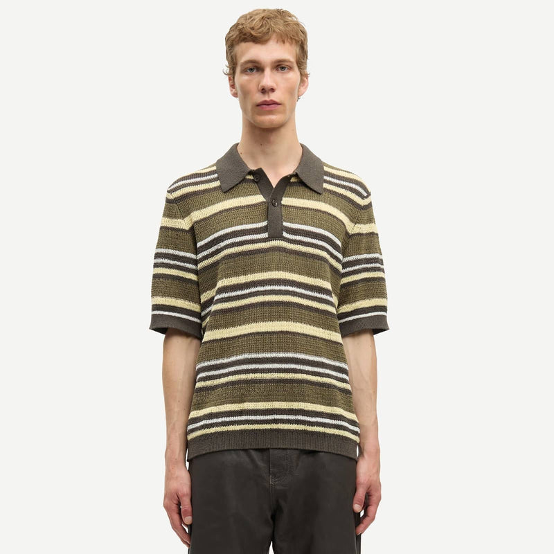 Samarco Polo SS burnt olive st. Samsoe Samsoe